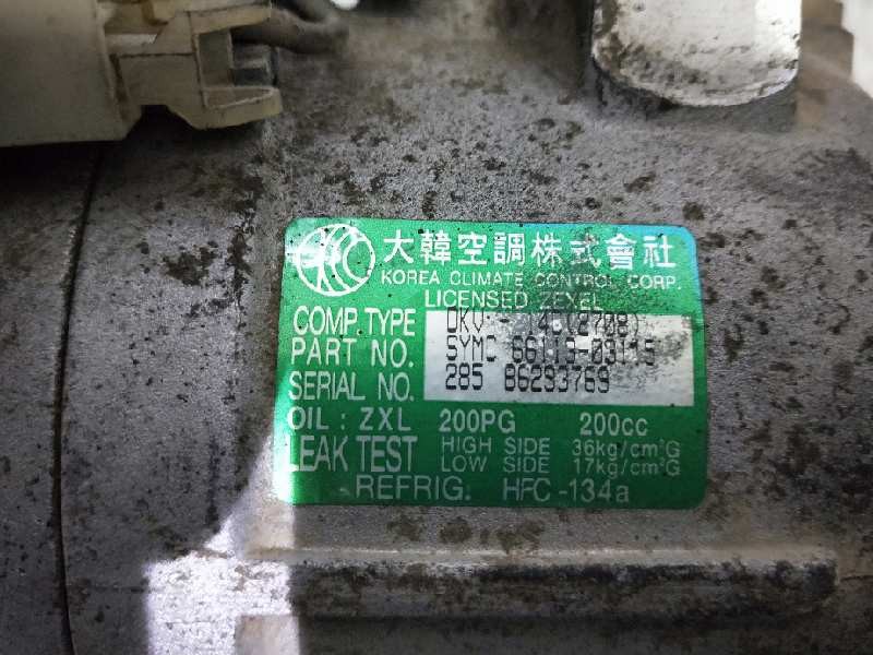 Recambio de compresor aire acondicionado para ssangyong korando 2.9 turbodiesel cat referencia OEM IAM SYMC6611303115 DKV14C2708