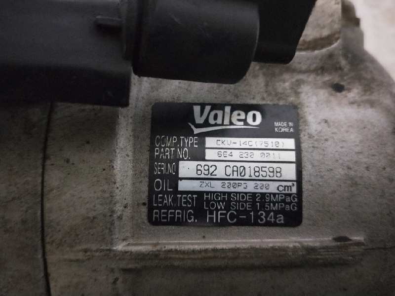 Recambio de compresor aire acondicionado para ssangyong actyon 200 xdi referencia OEM IAM 6642300011 DKV14C7510 