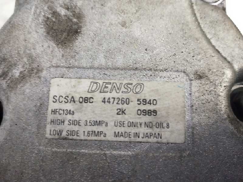 Recambio de compresor aire acondicionado para subaru legacy familiar/outback b13 (bp) referencia OEM IAM 4472605940 2K0989 