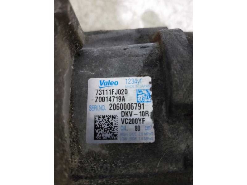 Recambio de compresor aire acondicionado para subaru xv referencia OEM IAM 73111FJ020 Z00147119A DKV10RVC200YF