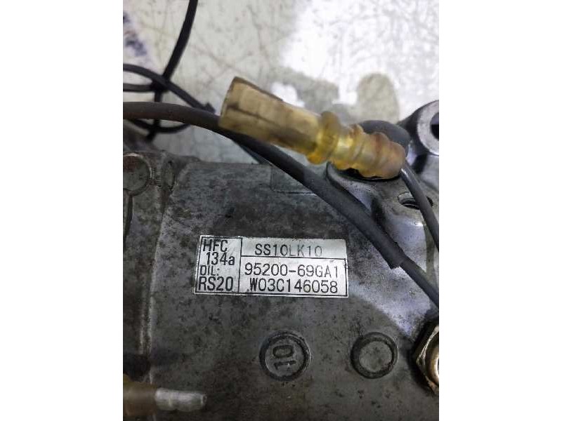 Recambio de compresor aire acondicionado para suzuki wagon r+ rb (mm) referencia OEM IAM 9520069GA1 SS10LK10 