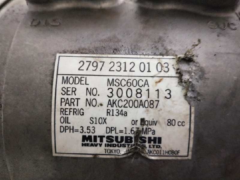 Recambio de compresor aire acondicionado para tata indigo marina 1.4 d referencia OEM IAM AKC200A087 279723120103 MSC60CA