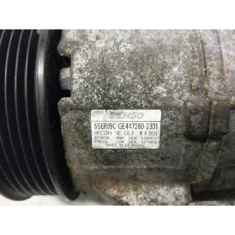 Recambio de compresor aire acondicionado para toyota yaris (ksp9/scp9/nlp9) 1.3 cat referencia OEM IAM 4472602331 5SER09C 