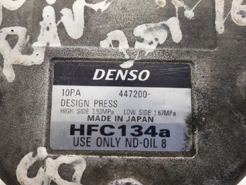 Recambio de compresor aire acondicionado para toyota rav 4 funcruiser (a1) referencia OEM IAM 4472001631 10PA  Recambio de compresor aire acondicionado para toyota rav 4 funcruiser (a1) referencia OEM IAM 4472001631 10PA
