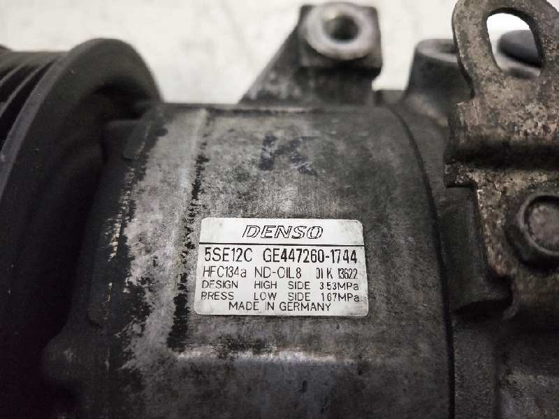 Recambio de compresor aire acondicionado para toyota corolla verso (r1) referencia OEM IAM 4472601744 5SE12C 