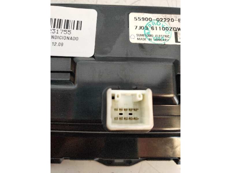 Recambio de mando calefaccion / aire acondicionado para toyota auris luna referencia OEM IAM 5590002220B 7J0361100ZQWB 