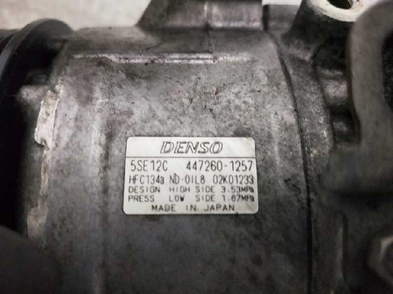 Recambio de compresor aire acondicionado para toyota corolla (e15) referencia OEM IAM 4472601257 5SE12C 