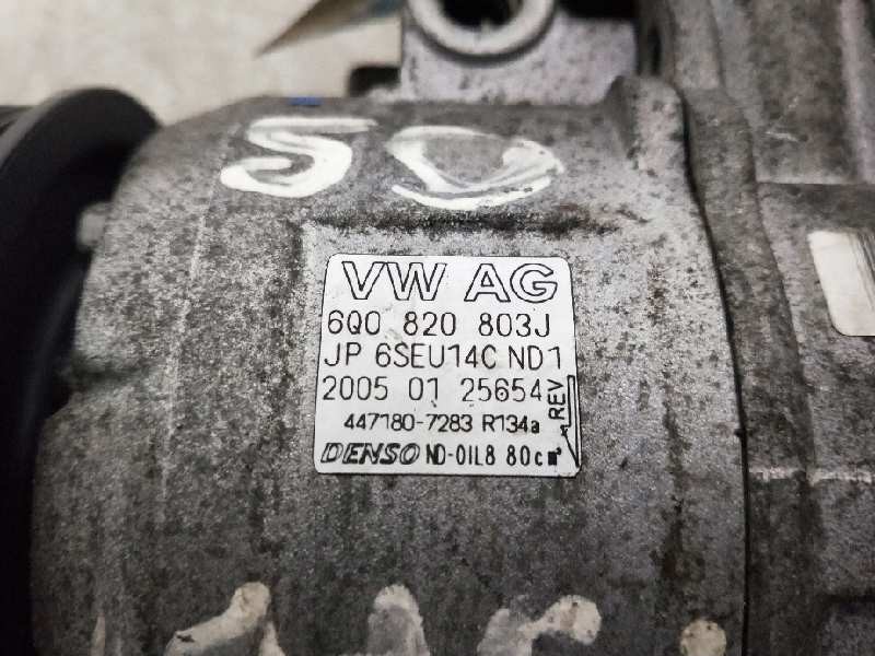 Recambio de compresor aire acondicionado para volkswagen polo (9n3) 1.4 tdi referencia OEM IAM 4471807283 6Q0820803J JP6SEU14CND