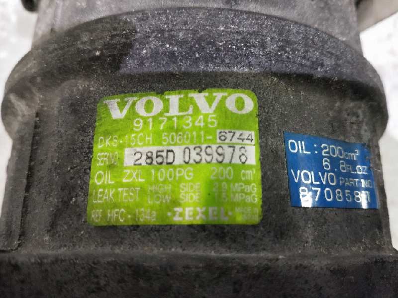 Recambio de compresor aire acondicionado para volvo serie 850 2.5 turbodiesel referencia OEM IAM 9171345 5060116744 DKS15CH 8785