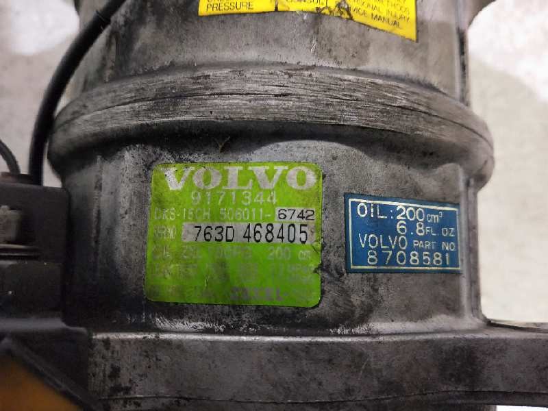 Recambio de compresor aire acondicionado para volvo serie 850 referencia OEM IAM 5060116742 8708581 9171344 DKS15CH