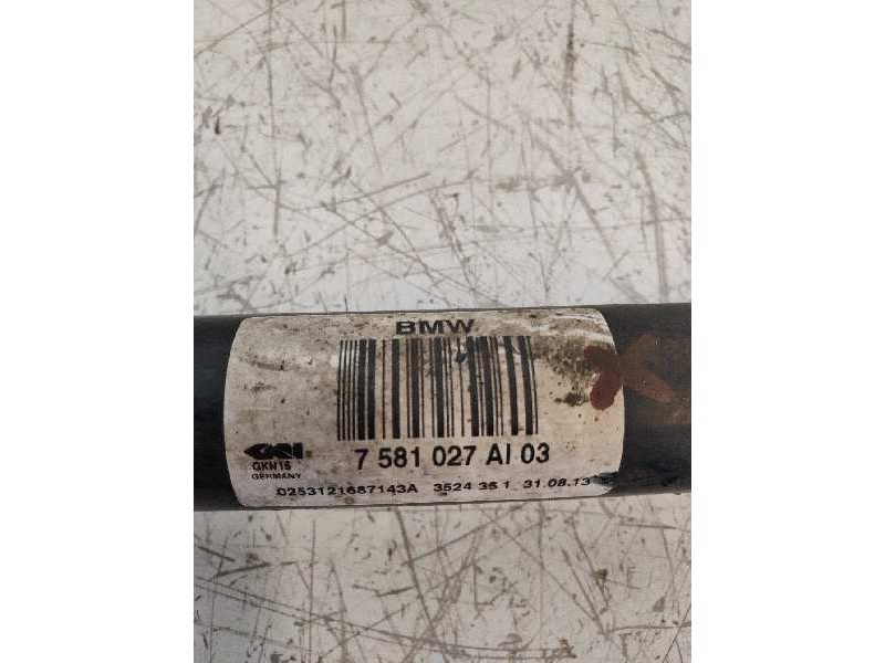 Recambio de transmision trasera izquierda para bmw serie 5 lim. (f10) 520d referencia OEM IAM 75810274AI03 3524351 33207581021