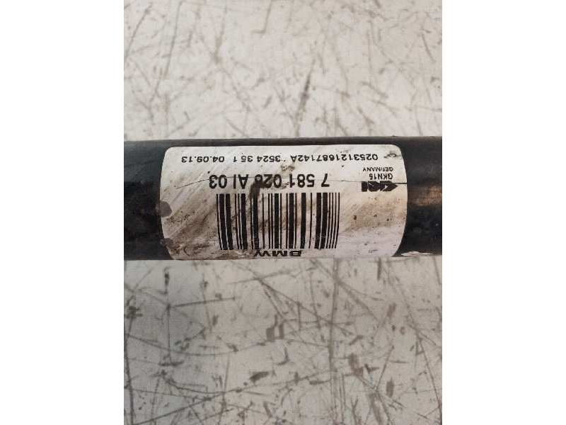 Recambio de transmision trasera derecha para bmw serie 5 lim. (f10) 520d referencia OEM IAM 7581027AI03 3524351 33207581022