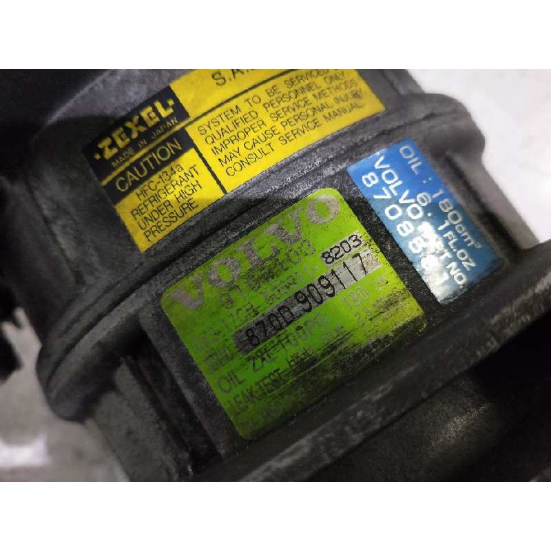 Recambio de compresor aire acondicionado para volvo s80 berlina 2.4 (125kw) referencia OEM IAM 5060118203 8708581 9160103 DKS17C
