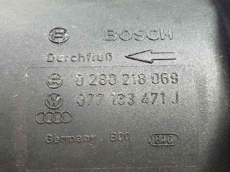 Recambio de caudalimetro para audi a8 (d2) 3.7 v8 40v referencia OEM IAM 0280218069 077133471J BOSCH