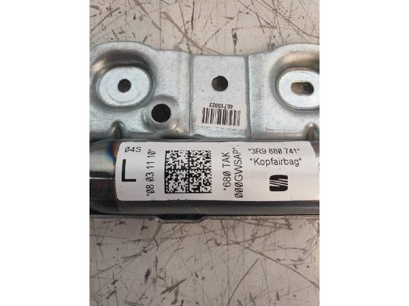 Recambio de airbag cortina delantero izquierdo para seat exeo st (3r5)(2009>) sport referencia OEM IAM 3R9880741  