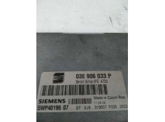 Recambio de centralita motor uce para seat ibiza (6l1) 1.2 referencia OEM IAM 5WP4019607 03E906033P 3PE4729 2
