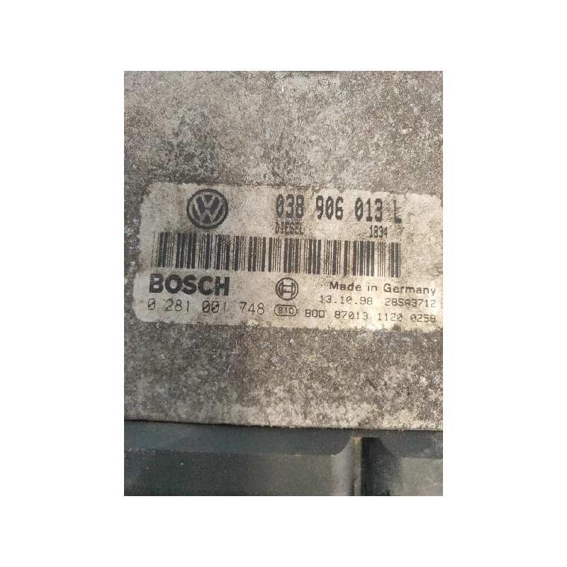 Recambio de centralita motor uce para volkswagen lupo (6x1/6e1) 1.7 sdi referencia OEM IAM 0281001748 03B906013L 
