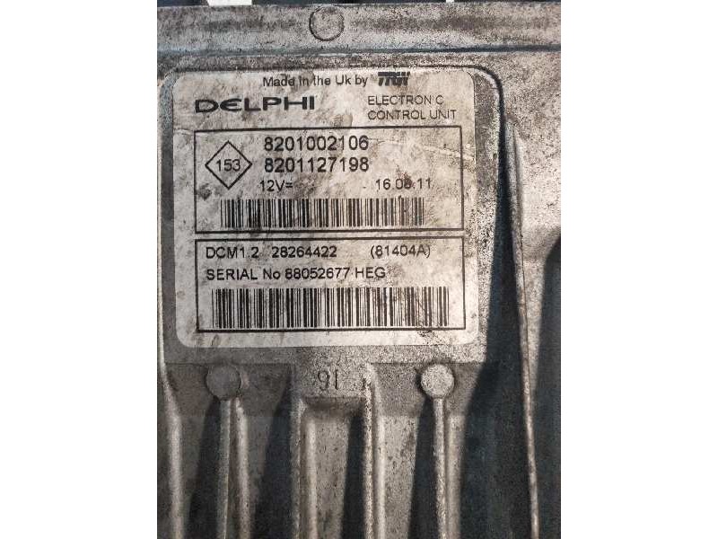Recambio de centralita motor uce para dacia logan express ambiance referencia OEM IAM 28264422 8201002106 82011277198 81404A