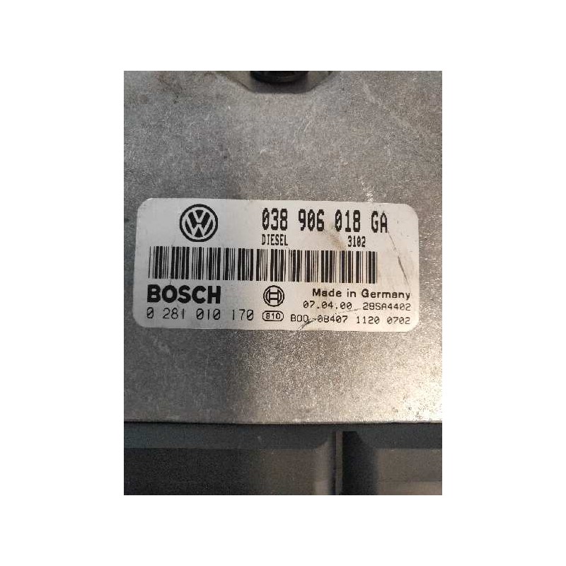 Recambio de centralita motor uce para volkswagen passat berlina (3b2) comfortline referencia OEM IAM 0281010170 03B906018GA 