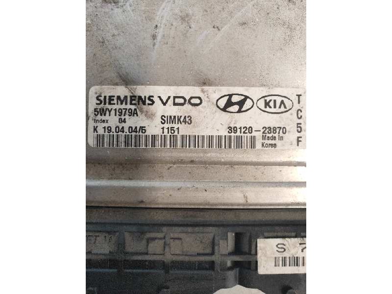 Recambio de centralita motor uce para hyundai trajet (fo) 2.0 gls referencia OEM IAM 5WY1979A 3912023870 SIMK43