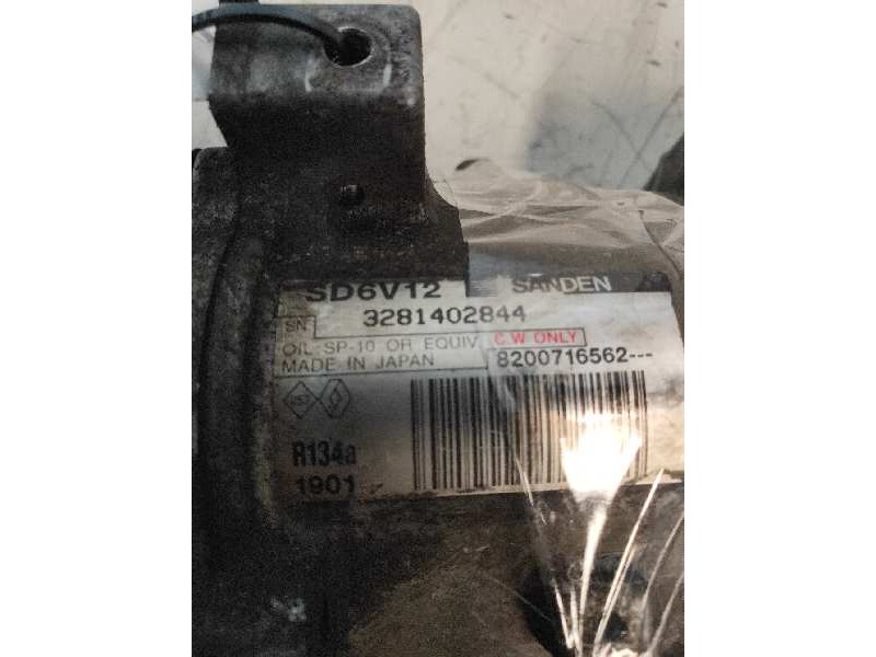 Recambio de compresor aire acondicionado para renault clio ii fase ii (b/cb0) campus referencia OEM IAM SD6V12 1901 8200716562
