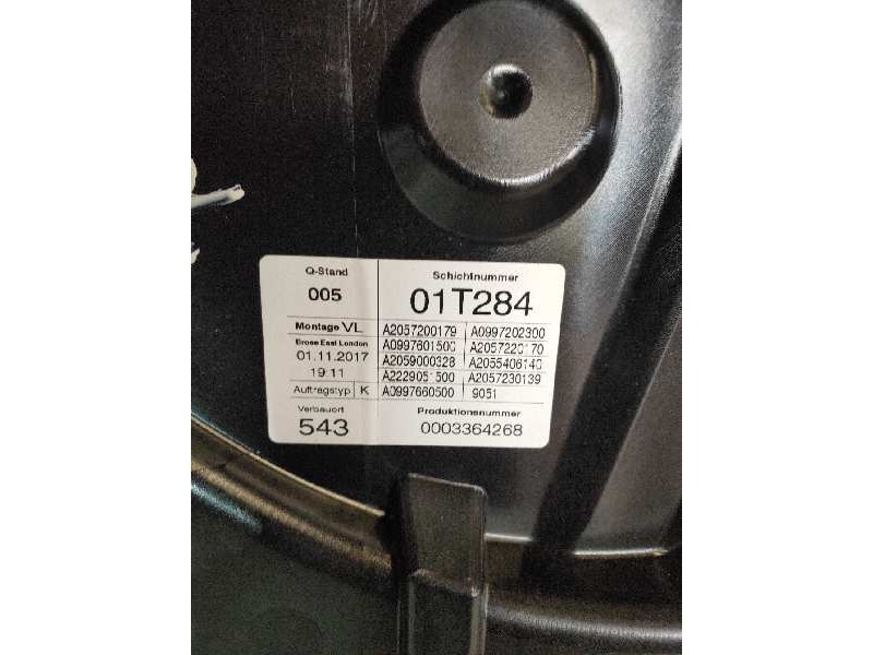 Recambio de elevalunas delantero izquierdo para mercedes clase c (w205) lim. c 220 cdi bluetec (205.004) referencia OEM IAM 01T2