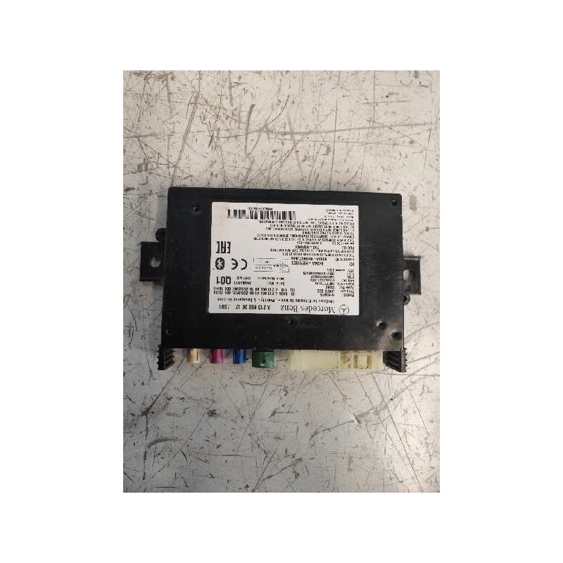 Recambio de modulo bluetooth para mercedes clase c (w205) lim. c 220 cdi bluetec (205.004) referencia OEM IAM A2139003617 A21390