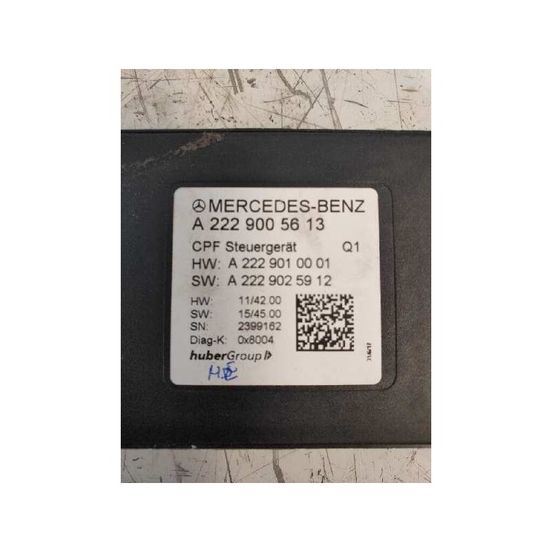 Recambio de modulo electronico para mercedes clase c (w205) lim. c 220 cdi bluetec (205.004) referencia OEM IAM A2229005613 A222