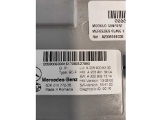Recambio de modulo confort para mercedes clase c (w205) lim. c 220 cdi bluetec (205.004) referencia OEM IAM A2059006330 A2059013 2
