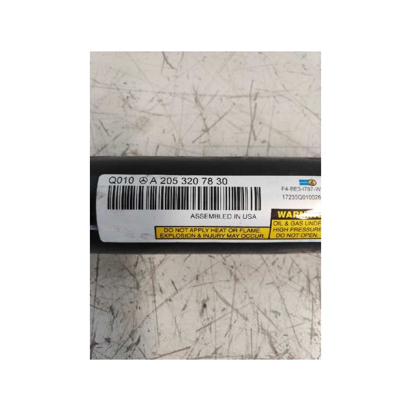 Recambio de amortiguador trasero izquierdo para mercedes clase c (w205) lim. c 220 cdi bluetec (205.004) referencia OEM IAM A205