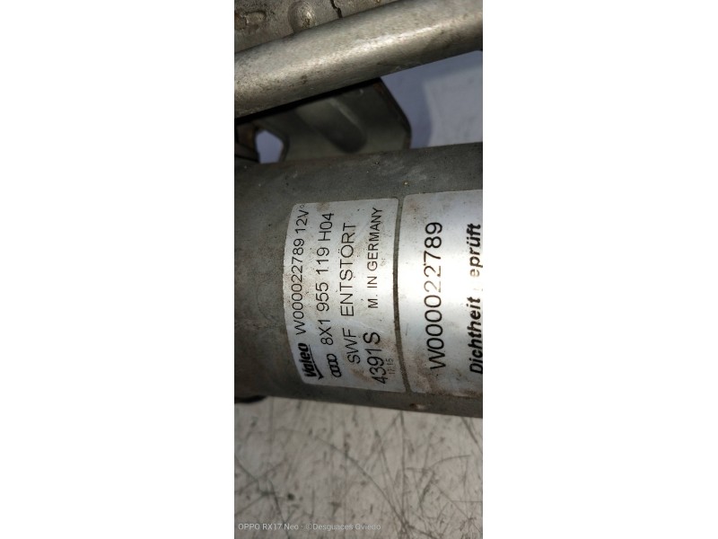 Recambio de motor limpia delantero para audi a1 (8x) attraction referencia OEM IAM 8X1955119 W000022789 
