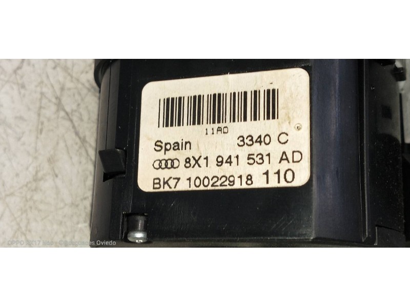 Recambio de mando luces para audi a1 (8x) attraction referencia OEM IAM 8X1941531AD  