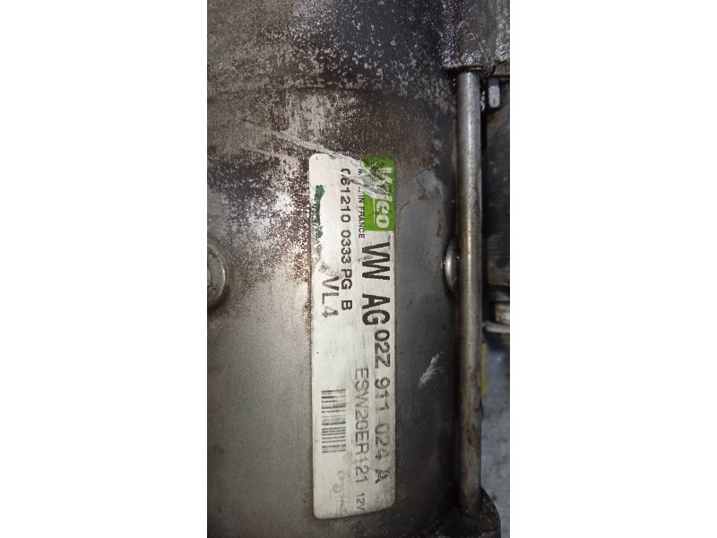Recambio de motor arranque para audi a1 (8x) attraction referencia OEM IAM 02Z911024A  