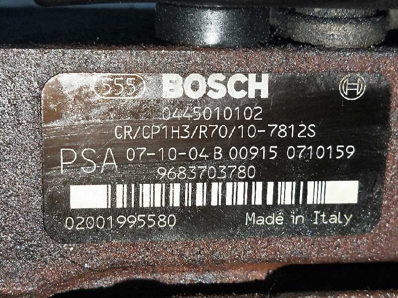 Recambio de bomba inyeccion para peugeot bipper básico referencia OEM IAM 0445010102 9683703780 BOSCH