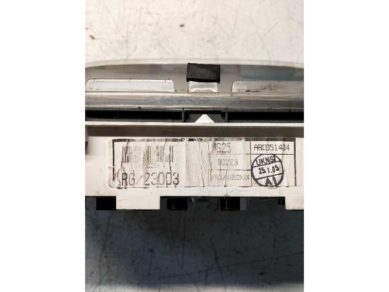 Recambio de cuadro instrumentos para mg rover mg zr (f/rf) 105 referencia OEM IAM AR0051404 MG25 S0223