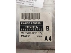 Recambio de centralita motor uce para toyota avensis berlina (t25) 2.0 d4-d executive berlina (5-ptas.) referencia OEM IAM 89661 2