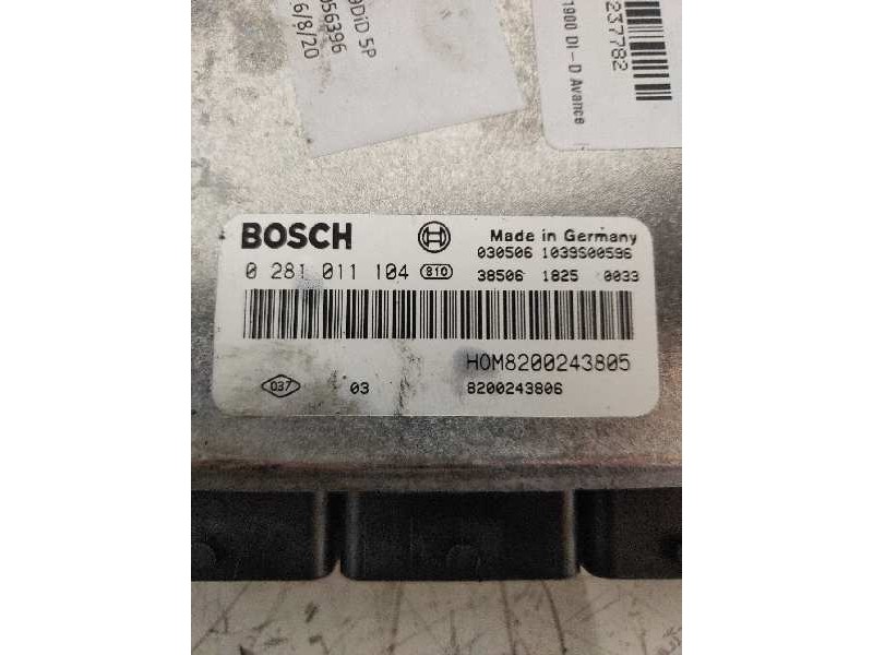 Recambio de centralita motor uce para mitsubishi space star (dg0) 1900 di-d avance referencia OEM IAM 0281011104 HOM8200243805 8