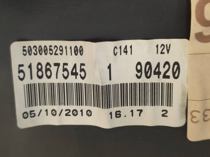 Recambio de cuadro instrumentos para fiat punto (evo) (199) dynamic referencia OEM IAM 51867545 503005291100 