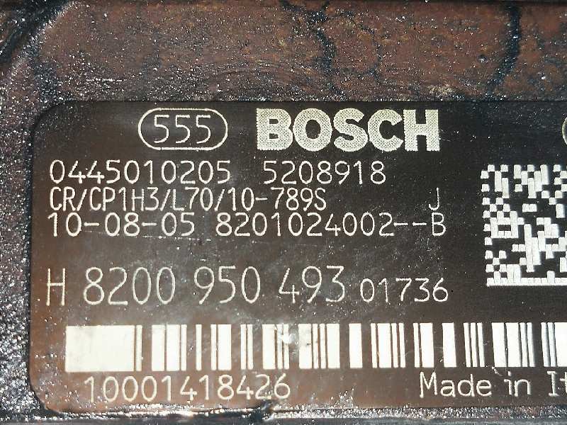 Recambio de bomba inyeccion para renault master ii phase 2 caja cerrada 2.5 diesel dci fap cat referencia OEM IAM 0445010205 BOS