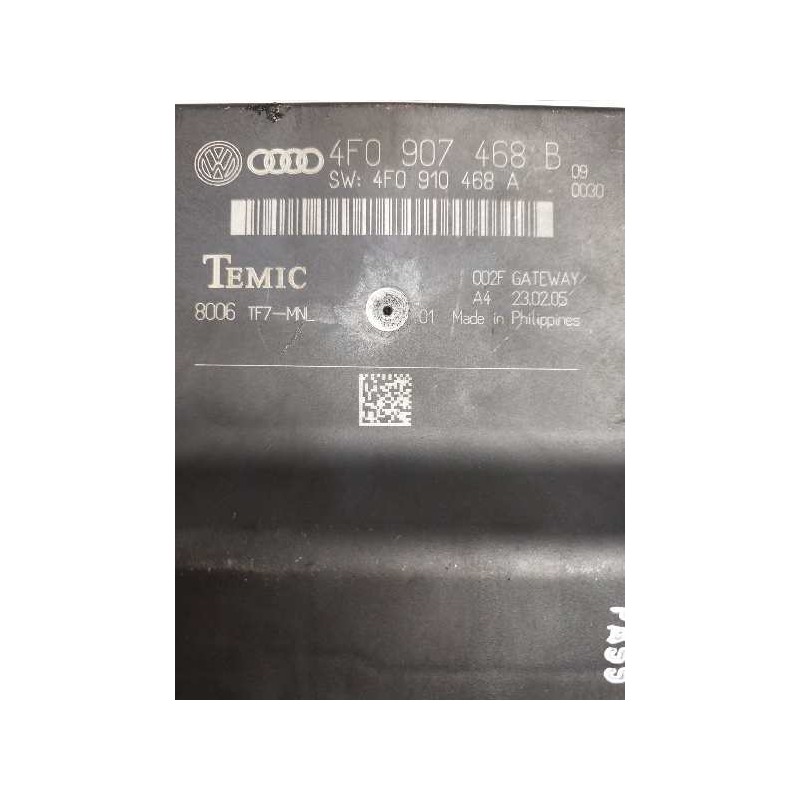 Recambio de centralita airbag para audi a6 avant (4f5) 2.7 v6 24v tdi referencia OEM IAM 4F0907468B 4F0910468A 