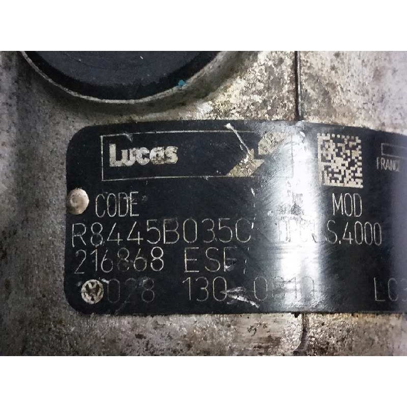 Recambio de bomba inyeccion para skoda felicia berlina ( 791) 1.9 diesel cat referencia OEM IAM R8445B035C 028130081Q LUCAS