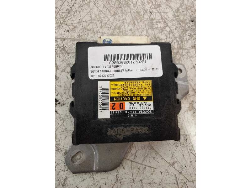 Recambio de modulo electronico para toyota urban cruiser active referencia OEM IAM 8963052020 0795009400 