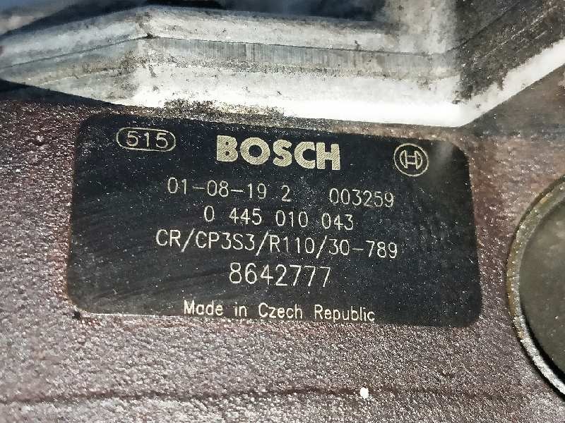 Recambio de bomba inyeccion para volvo s60 berlina d5 referencia OEM IAM 0445010043 BOSCH 