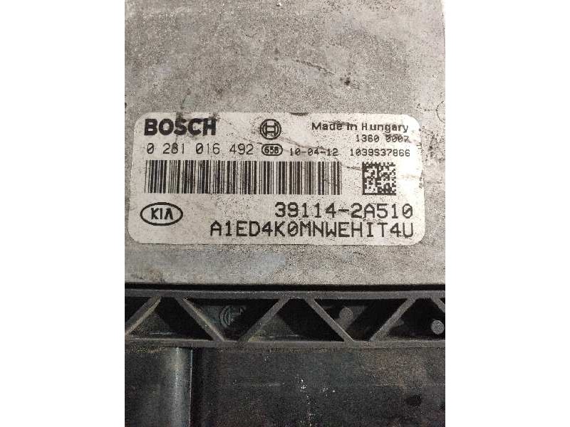 Recambio de centralita motor uce para kia cee´d drive referencia OEM IAM 0281016492 391142A510 