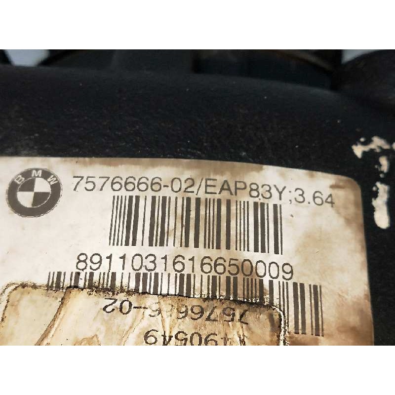 Recambio de diferencial trasero para bmw z4 roadster (e89) 2.5 24v cat referencia OEM IAM 7561802 757666602 3.64