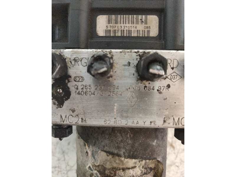 Recambio de abs para renault master kasten 2.3 dci diesel fap energy cat referencia OEM IAM 0265237094 0265801133 45327 47660849