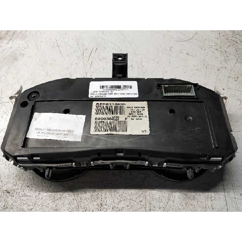 Recambio de cuadro instrumentos para renault megane ii berlina 5p confort authentique referencia OEM IAM 8200364023F 8200364023F