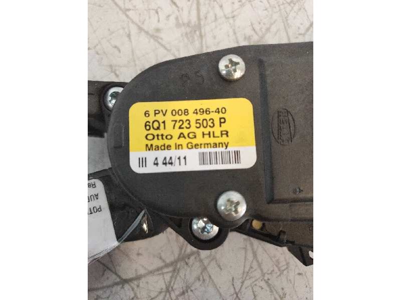 Recambio de potenciometro pedal para audi a1 (8x) 1.6 tdi referencia OEM IAM 6PV00849640 6Q1723503P 