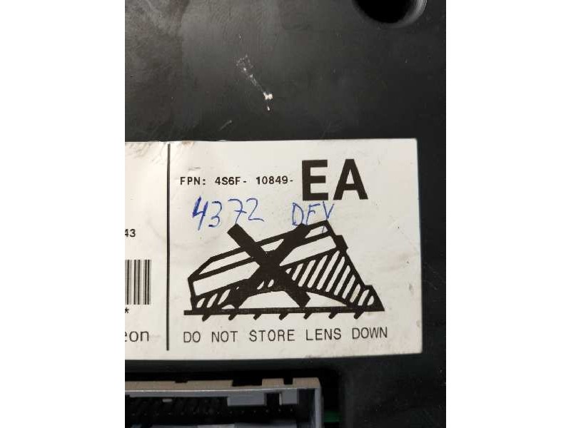 Recambio de cuadro instrumentos para ford fiesta (cbk) ambiente referencia OEM IAM 4S6F10849 EA 