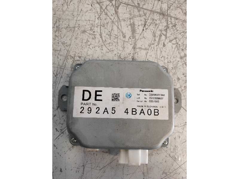 Recambio de modulo electronico para nissan juke (f15) 1.5 turbodiesel cat referencia OEM IAM 292A54BAOB EUV9NS019AA 